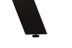 Ausziehbarer Esstisch Hertha | 160/240 x 90 x 76 cm | Schwarz/Stein