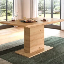 Ausziehbarer Esstisch Motion von Emob in Artisan-Optik 150-190x76x90 cm