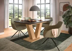 Ausziehbarer Esstisch Motion Emob Artisan/Grau 150-190x76x90 cm