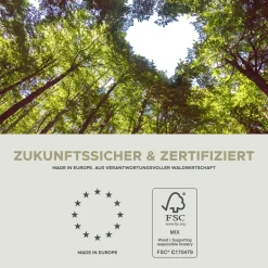 Ausziehbarer Esstisch Motion Emob - Grau - 150-190x76x90 cm