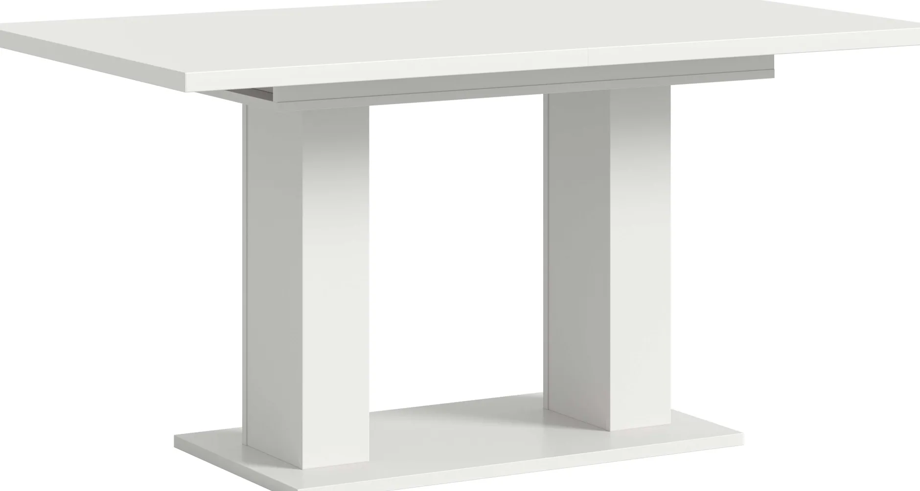 Ausziehbarer Esstisch Motion Emob - weiß - 150-190x76x90 cm