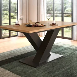 Ausziehbarer Esstisch Motion von Emob - Artisan/ Grau - 150-190x76x90 cm