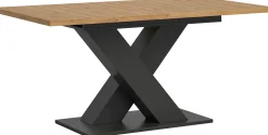 Ausziehbarer Esstisch Motion von Emob - Artisan/ Grau - 150-190x76x90 cm
