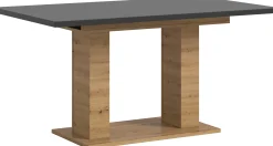 Ausziehbarer Esstisch Motion Emob - Artisan Holz & Grau - 150-190x76x90 cm