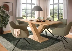 Ausziehbarer Esstisch Motion Emob - Artisan Finish - 150-190x76x90 cm - Natur