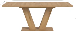 Ausziehbarer Esstisch Motion Emob in Artisan Natur 150-190x76x90 cm