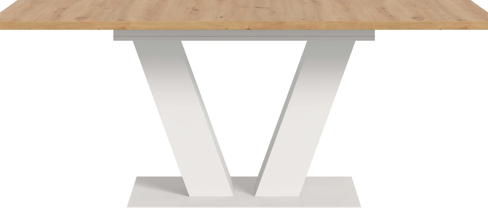 Ausziehbarer Esstisch Motion Emob - Artisan/Weiß - 150-190x76x90 cm