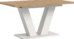 Ausziehbarer Esstisch Motion Emob - Artisan/Weiß - 150-190x76x90 cm