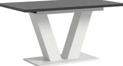 Ausziehbarer Esstisch Motion Emob - Weiß/Grau - 150-190x76x90 cm