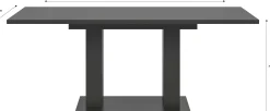 Ausziehbarer Esstisch Motion Emob - Grau - 150-190x76x90 cm