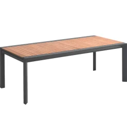 Ausziehbarer Gartentisch Porto Gescova - Teakholz - 220x100x75 cm - Braun