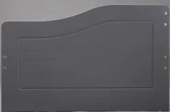 Ausziehbares Bett Leonie | 207 x 96,5 x 62 cm | 100% Melamin beschichtet | Farbe: Dunkelgrau