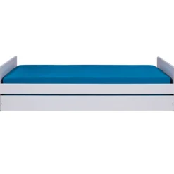 Ausziehbares Bett Surf | 208,5 x 96,4 x 52,5 cm | Farbe: Weiß