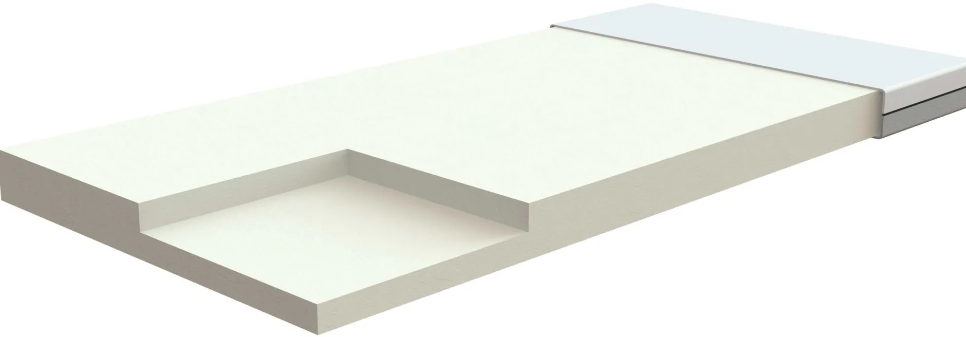 Babymatratze Junior Soft 60x120x10cm - hochelastischer Schaumstoff