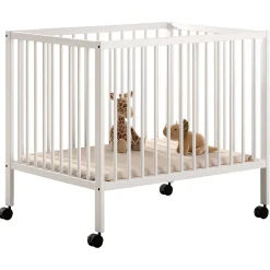Babypark Dino | 95 x 75 cm | verstellbar | Weißbuche
