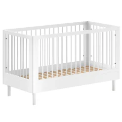 Babyzimmer Forrest: Babybett 70x140cm, Wickeltisch - Buche weiß