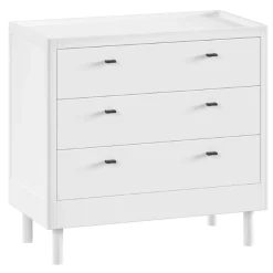 Babyzimmer Forrest: Babybett 70x140cm, Kommode, Kleiderschrank - Weißbuche