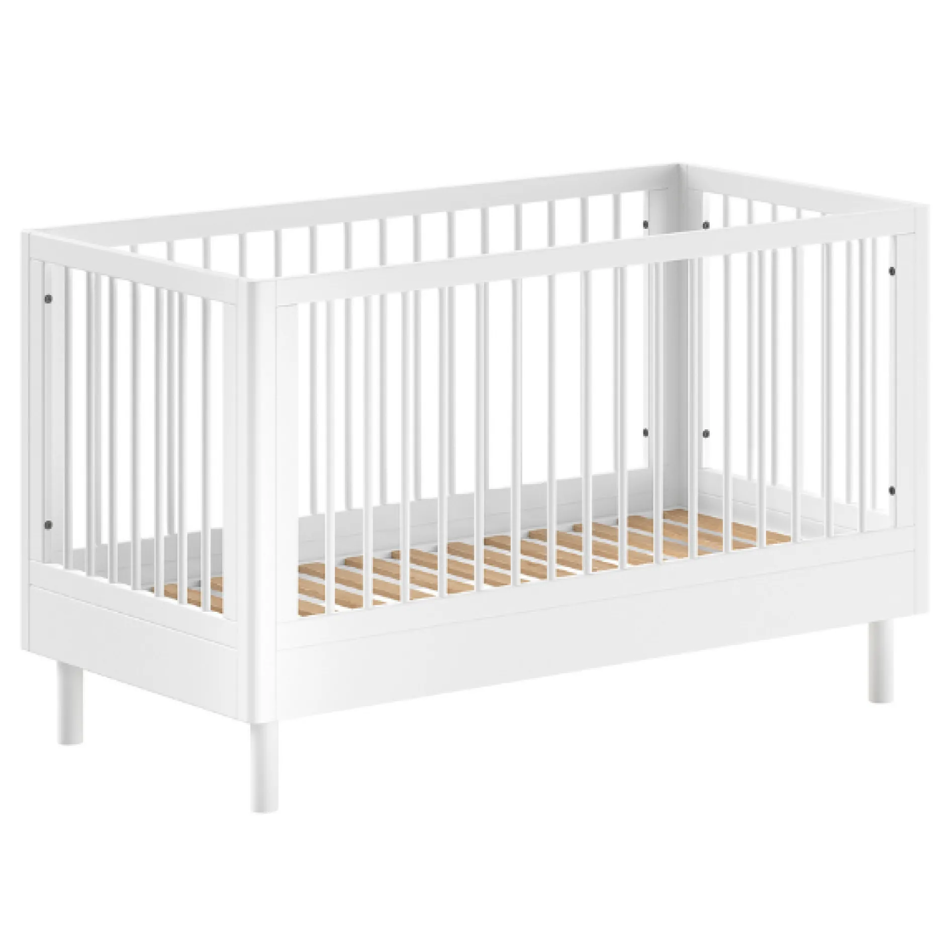 Babyzimmer Forrest: Babybett 70x140cm, Kommode, Kleiderschrank - Weißbuche