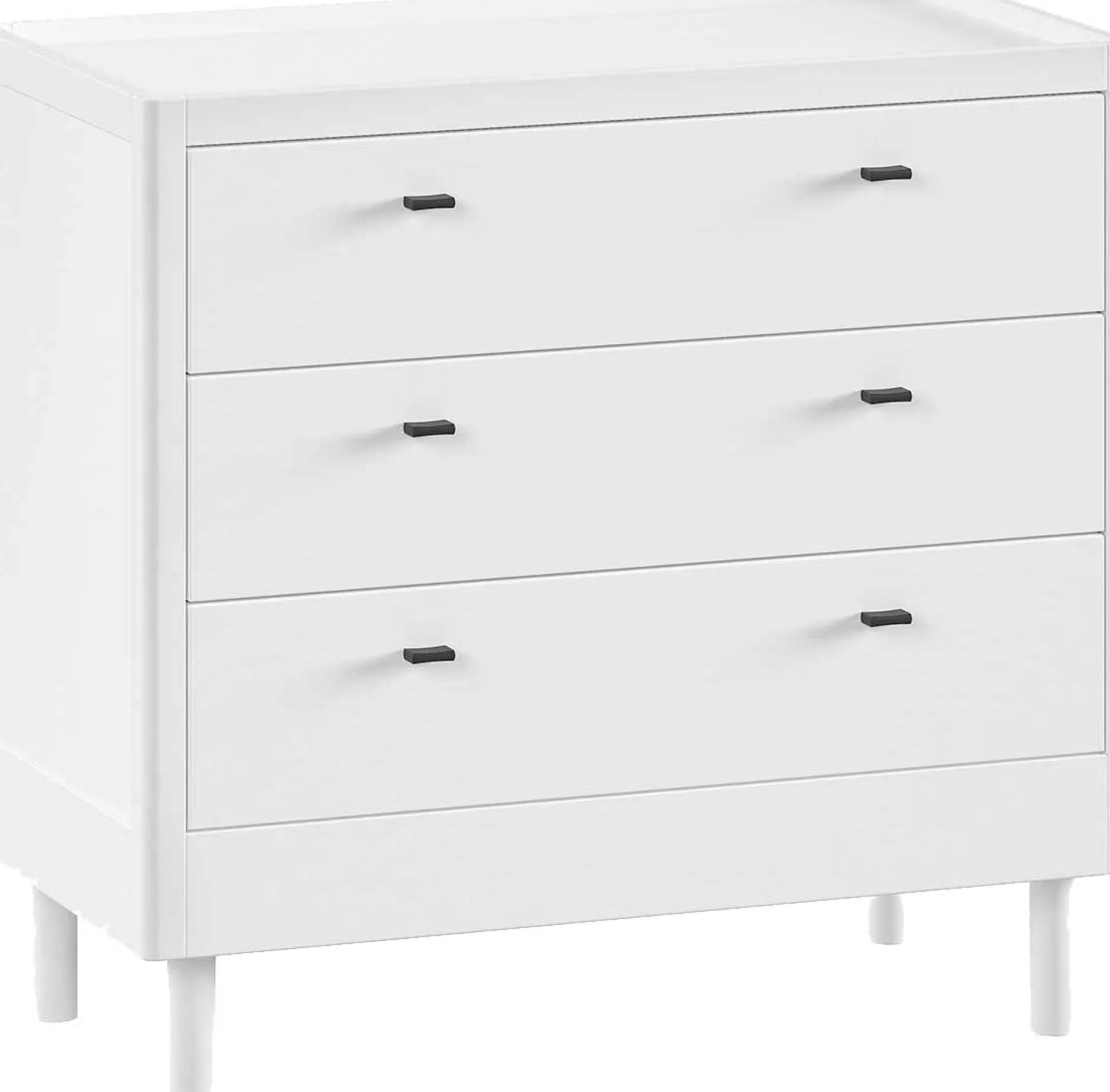 Babyzimmer Forrest: Babybett 60x120cm, Kommode, Kleiderschrank - Weißbuche