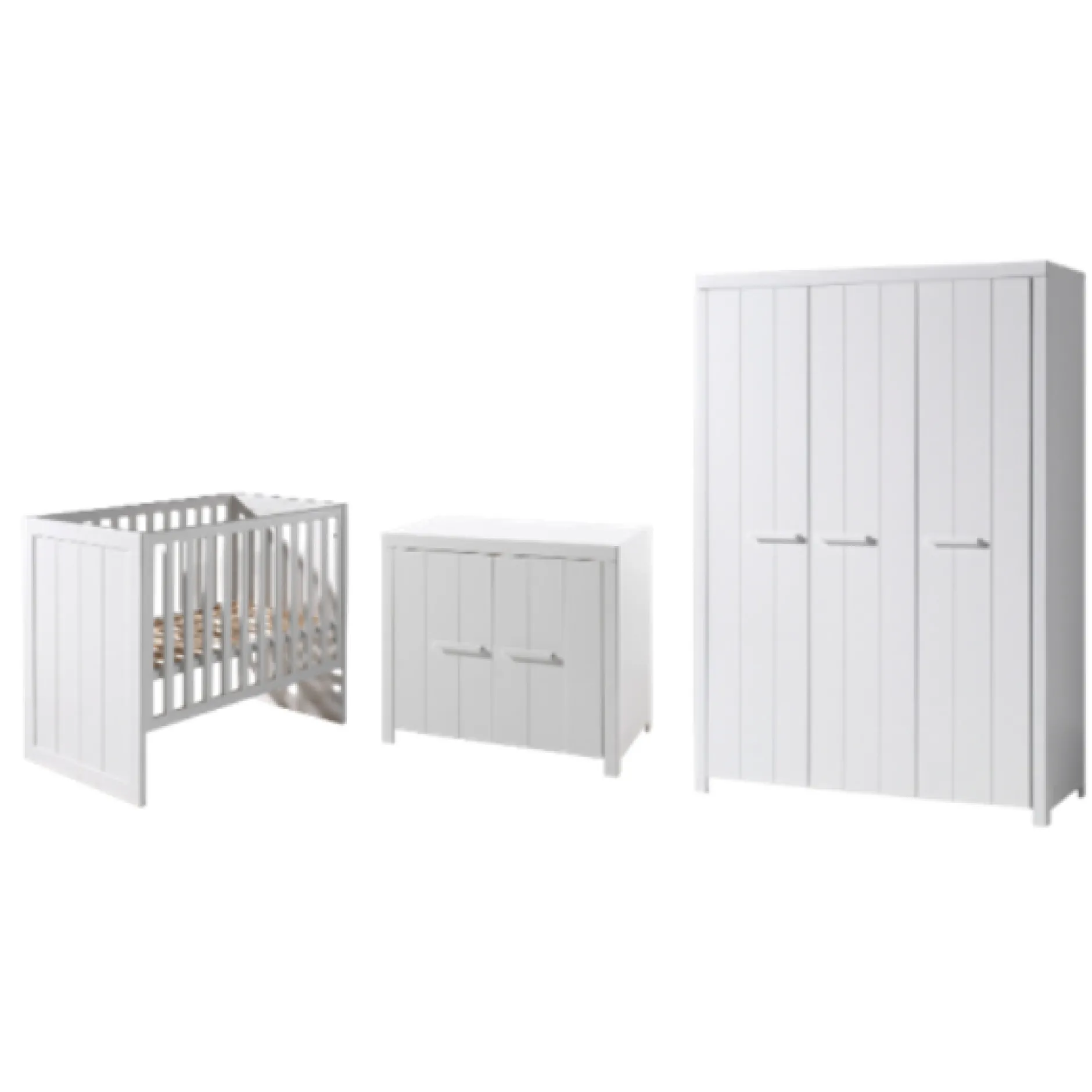 Babyzimmer-Kombination Erik 1-Weiß