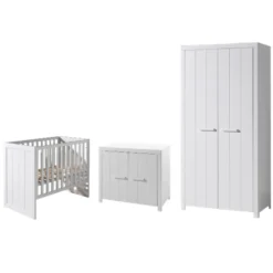Babyzimmer Kombination Erik 2 weiß
