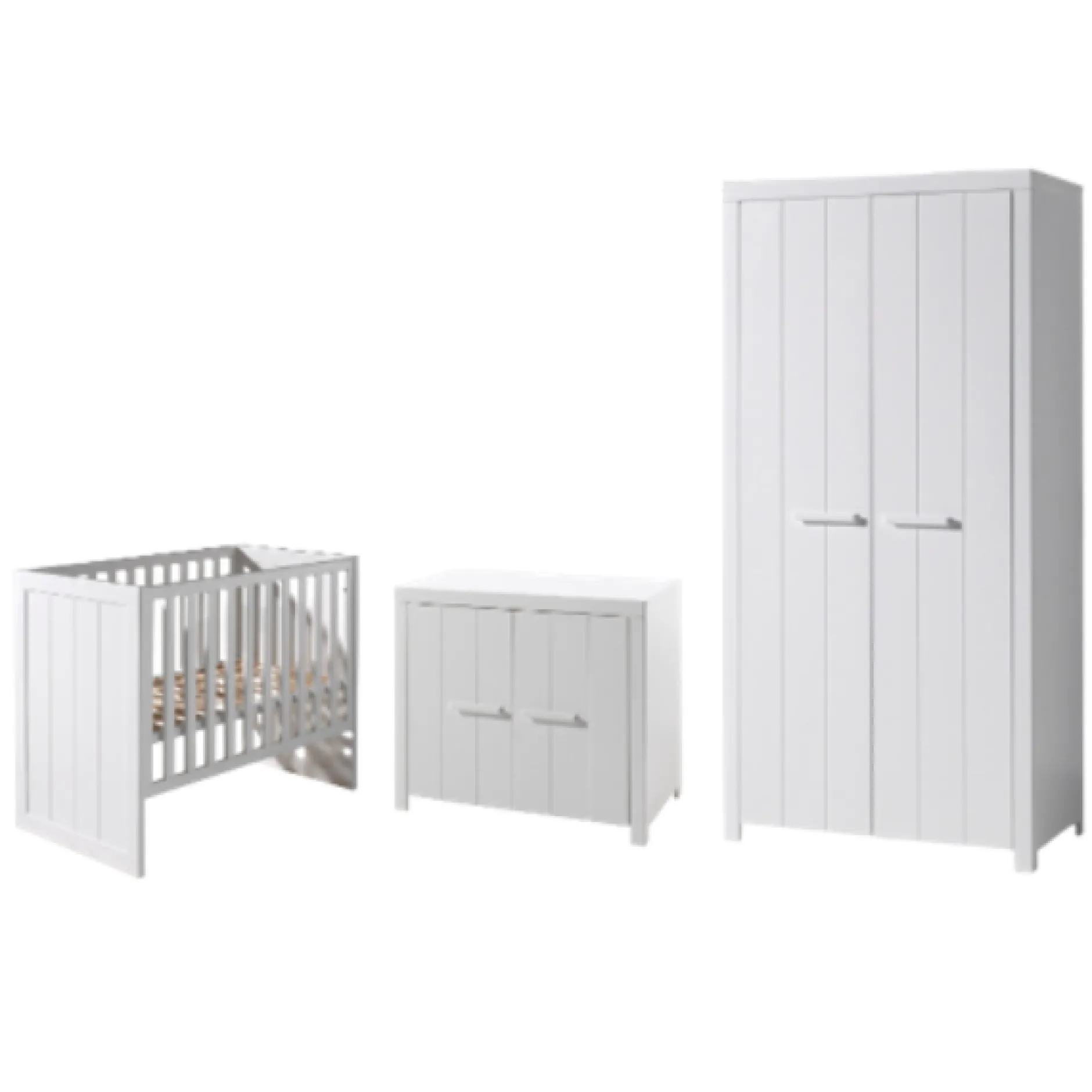 Babyzimmer Kombination Erik 2 weiß