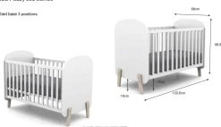 Babyzimmer Kombination 2 Kiddy-weiß