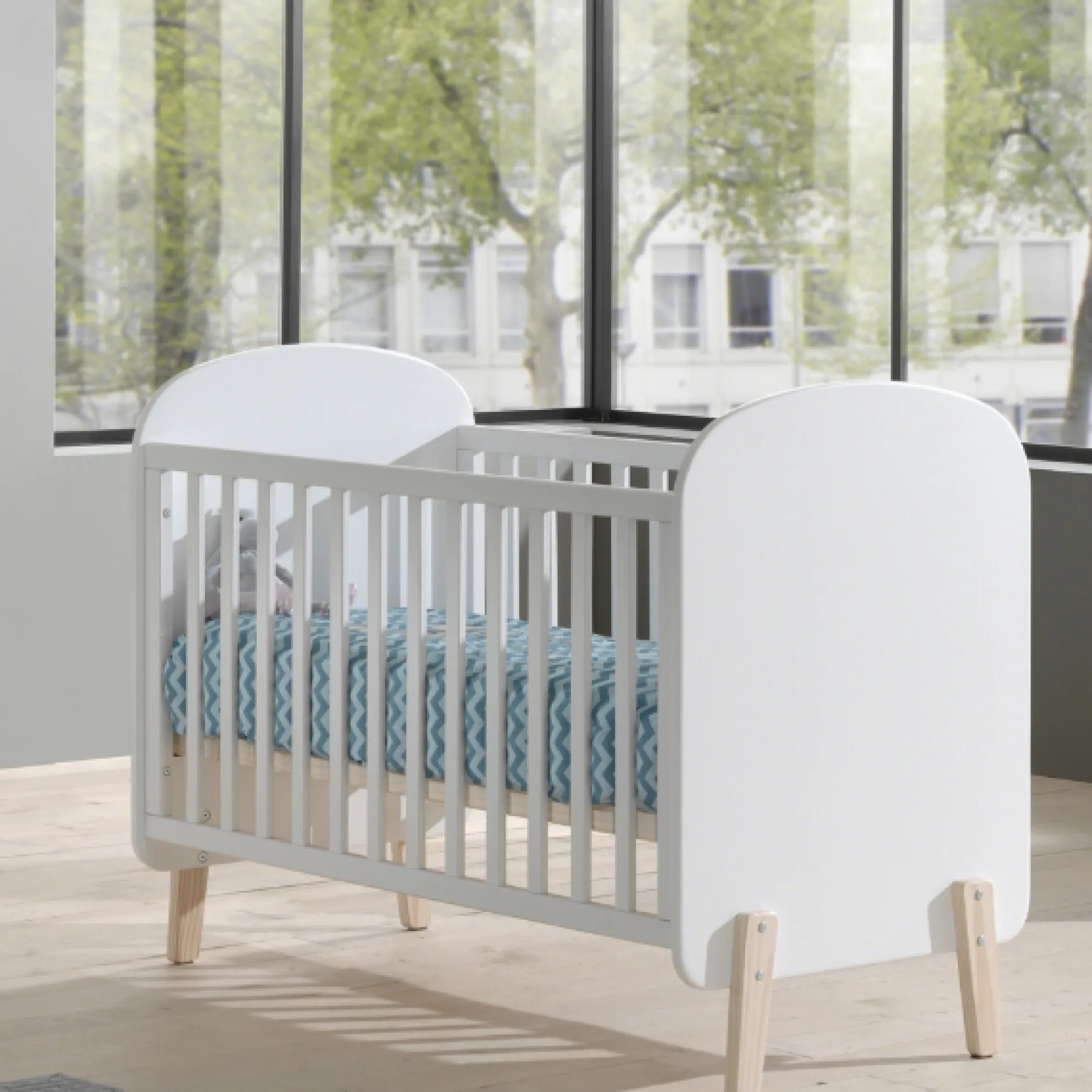 Babyzimmer Kombination 2 Kiddy-weiß