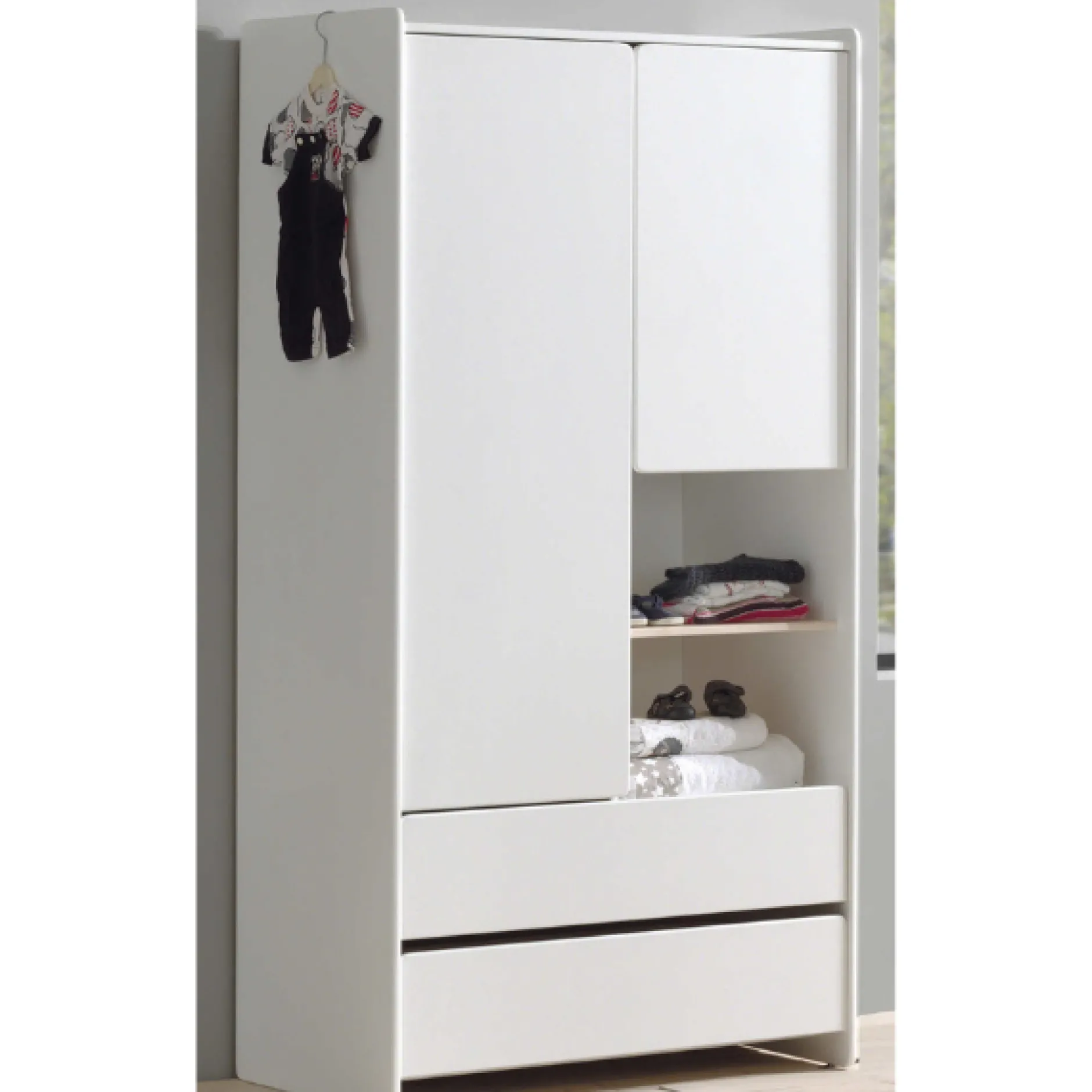 Babyzimmer Kombination 1 Kiddy-weiß