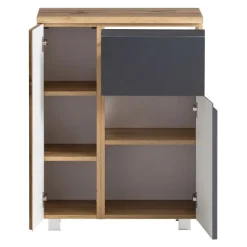 Badezimmer-Anrichte Varese | 65 x 35 x 64 cm | Grau
