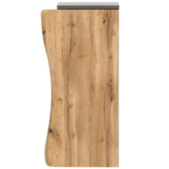 Badezimmerschrank Karan 37cm 1 Tür - Eiche/anthrazit