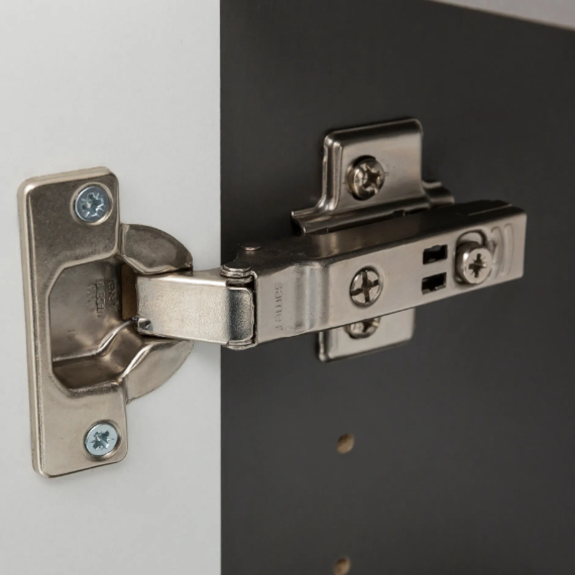 Badezimmerschrank Karan 37cm 1 Tür - Eiche/anthrazit