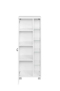 Badezimmerschrank Portofino | 45 x 35 x 122 cm | Weiß