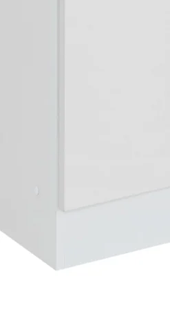 Badezimmerschrank Ricca 25cm 1 Tür und 1 Schublade - weiß/hellgrau
