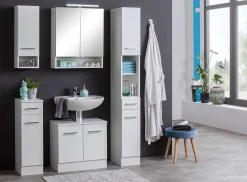 Badezimmerschrank Ricca 25cm 1 Tür und 1 Schublade - weiß
