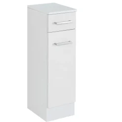 Badezimmerschrank Ricca 25cm 1 Tür und 1 Schublade - weiß