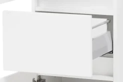 Badkombination Kornel 5 3-teilig mit grauem Waschbecken - weiß