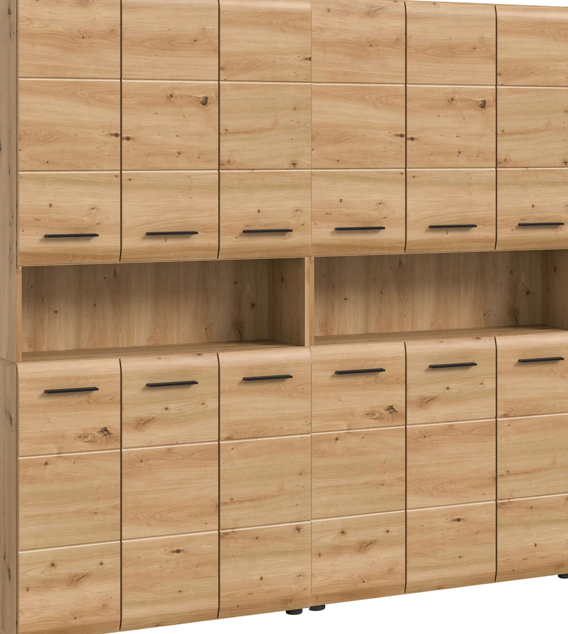 Badmöbelkombination Ice Xonox – Artisan Oak – 180x185x30 cm