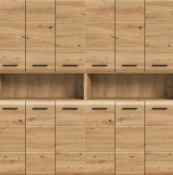 Badmöbelkombination Ice Xonox – Artisan Oak – 180x185x30 cm