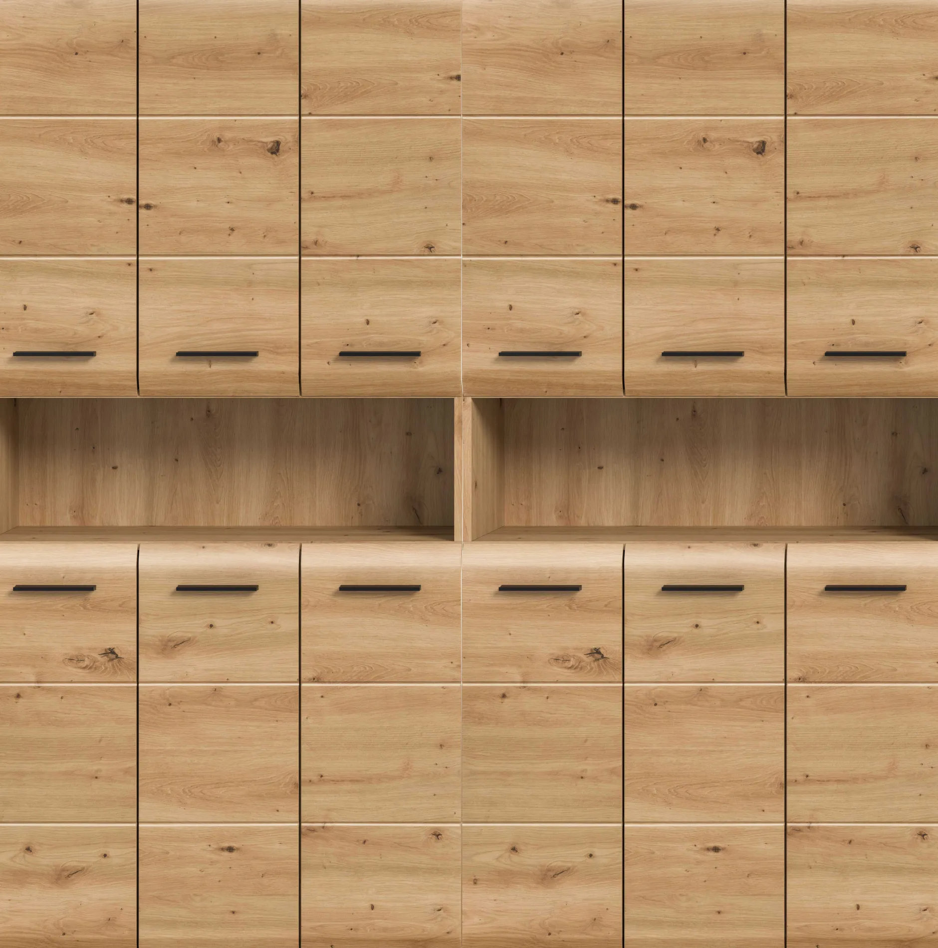 Badmöbelkombination Ice Xonox – Artisan Oak – 180x185x30 cm