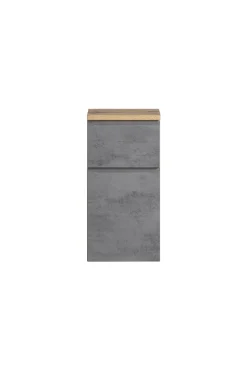 Bad-Sideboard Varese | 40 x 35 x 64 cm | Betonfarbenes Design