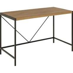 Bahamas Schreibtisch - 120x60x75 cm - Eiche Dekor/schwarz