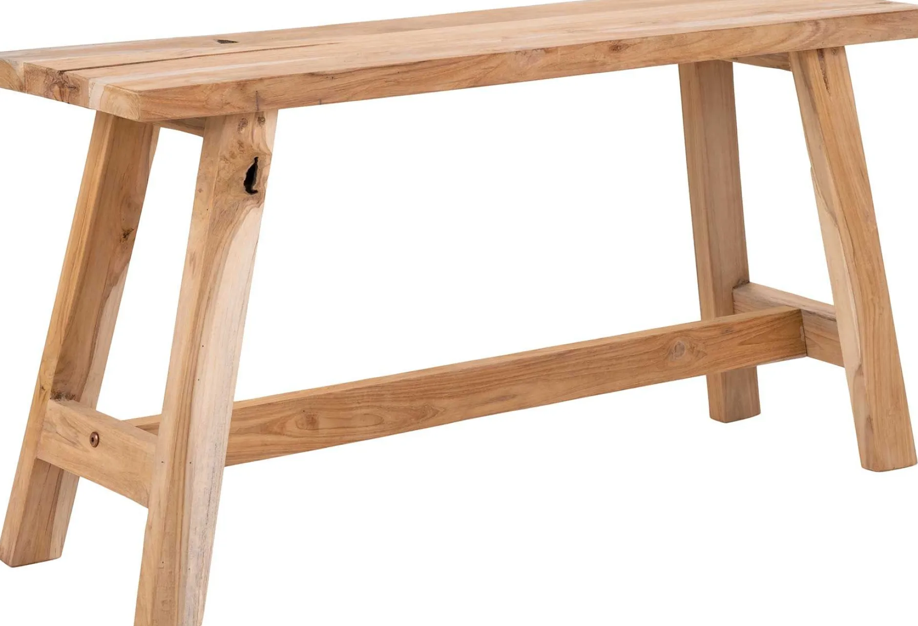 Barcelona Bank aus Teakholz - 90x25x45 cm