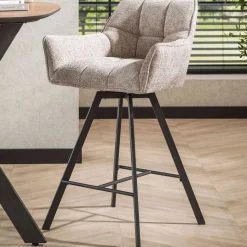 Barhocker Aster - 56x52x95cm - drehbar - sand