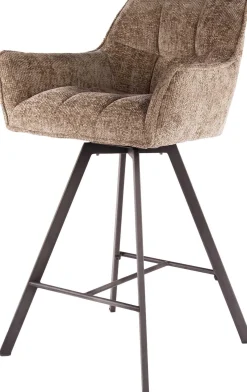 Barhocker Aster - 56x52x95cm - drehbar - champagner