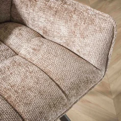 Barhocker Aster - 56x52x95cm - drehbar - champagner