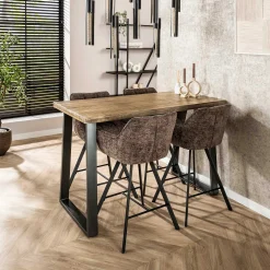 Barhocker Aster - 56x52x95cm - drehbar - taupe