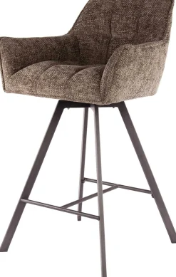 Barhocker Aster - 56x52x95cm - drehbar - taupe