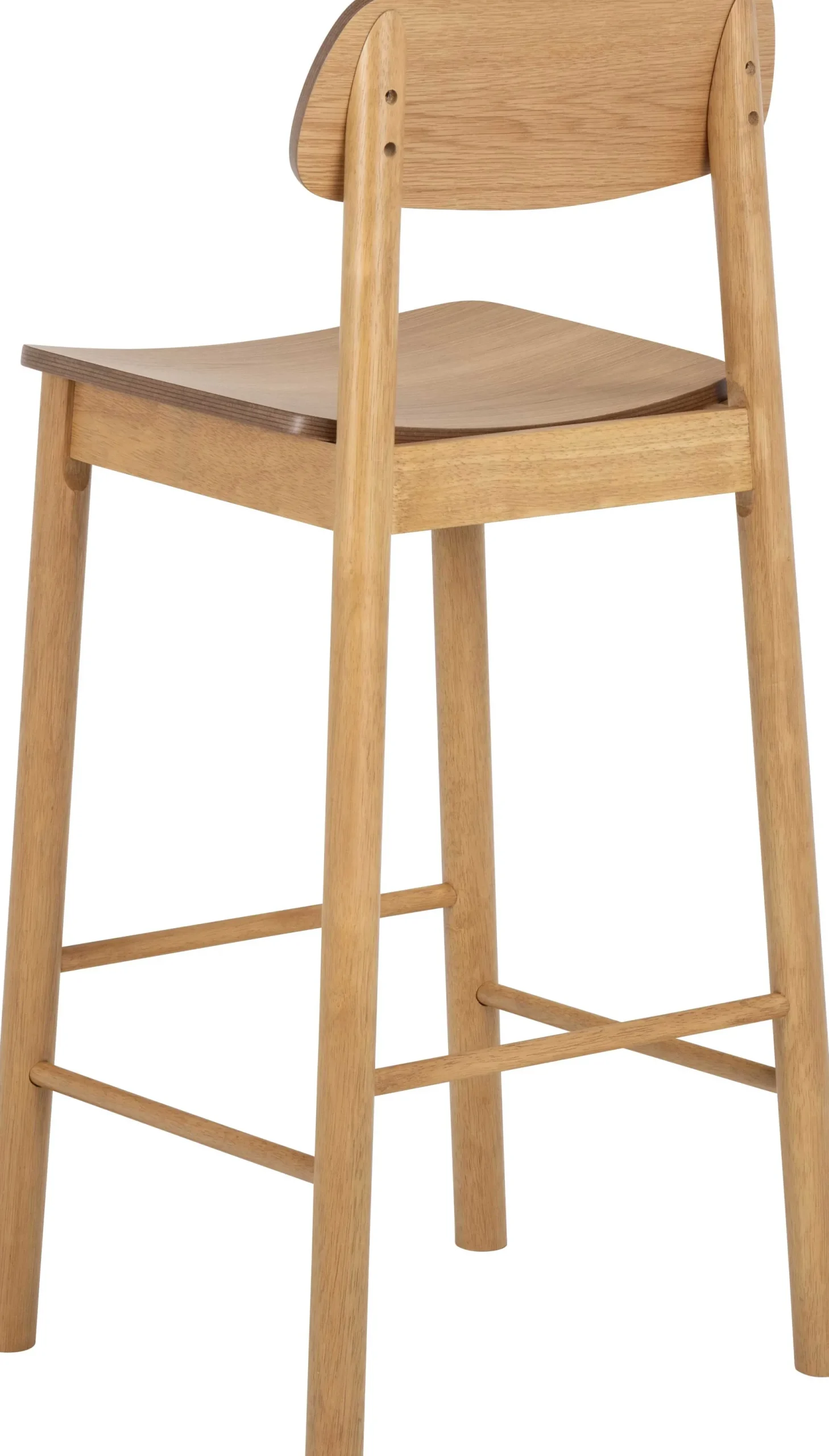 Barhocker Barlow - 43x46x105cm - Eiche furniert