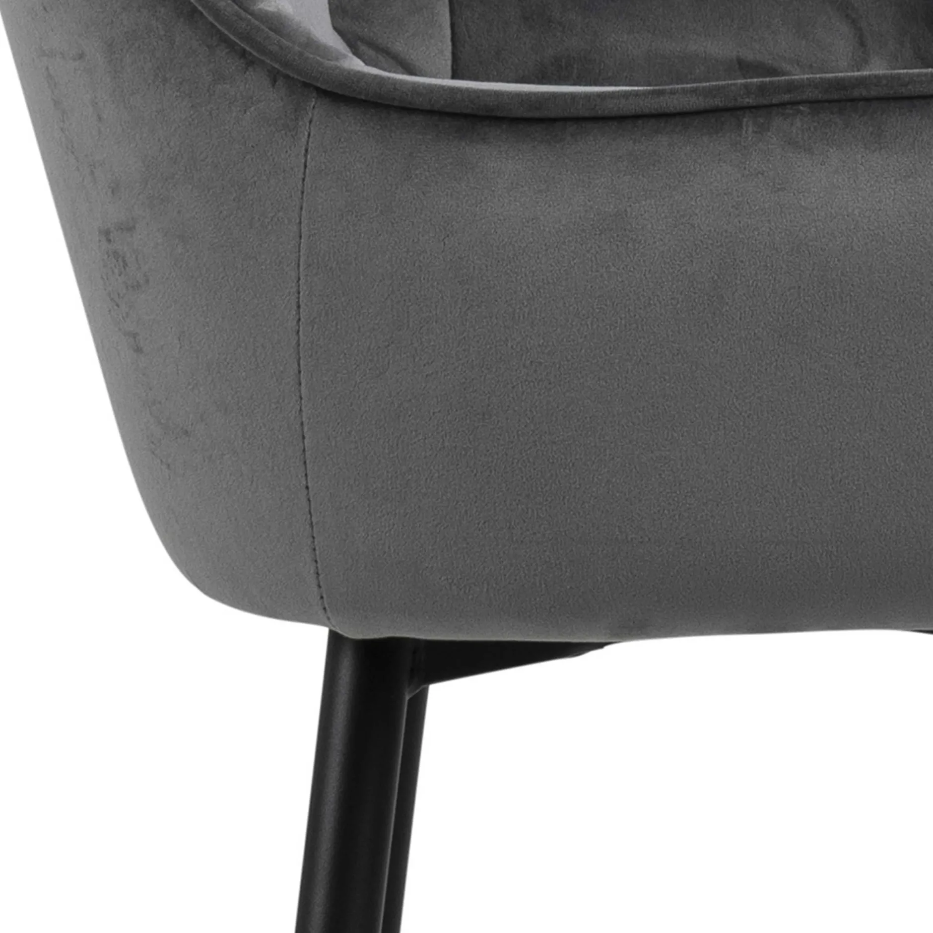 Barhocker Bridget - grau/schwarz